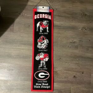 UGA -Winning Streak Georgia NCAA Heritage Banner